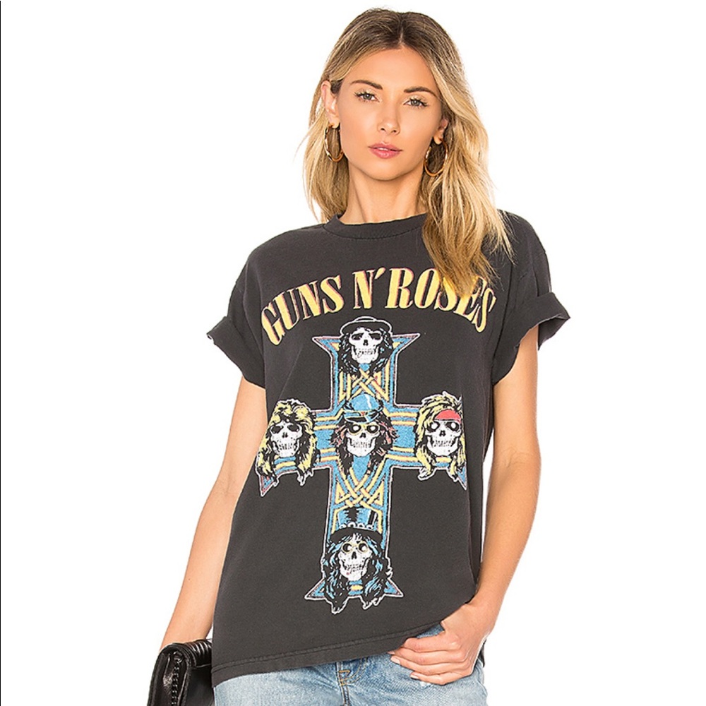 Guns and Roses cross tee